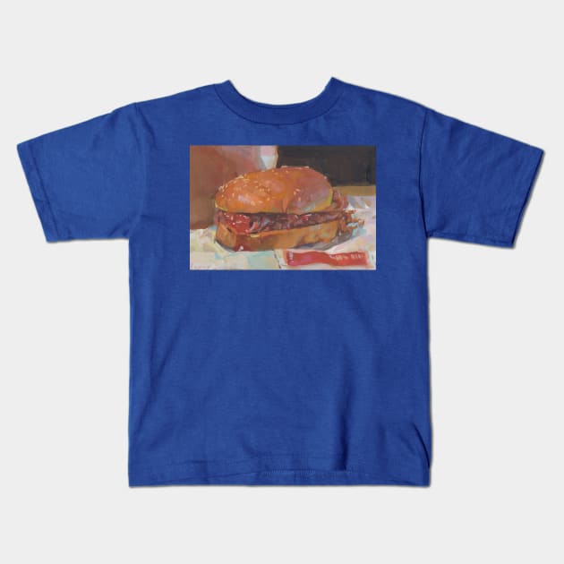 Hamburger Kids T-Shirt by TheMainloop